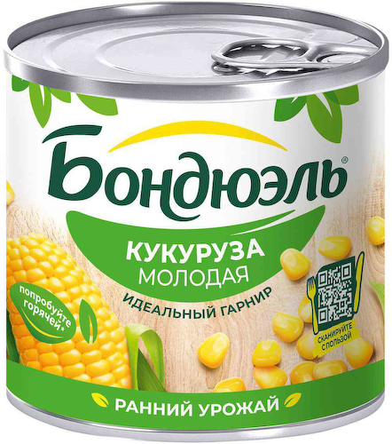 Кукуруза молодая Бондюэль без сахара #1