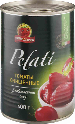 Томаты очищенные Помидорка в собственном соку #1