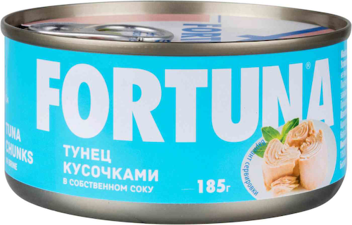 Тунец Fortuna в собственном соку кусочками #1
