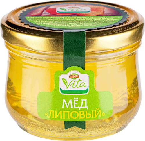 Мёд липовый Глобус Вита #1