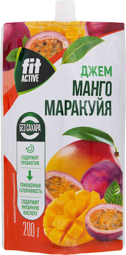 Джем FitActive Манго, маракуйя, без сахара #1
