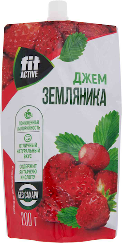 Джем FitActive Земляника, без сахара #1