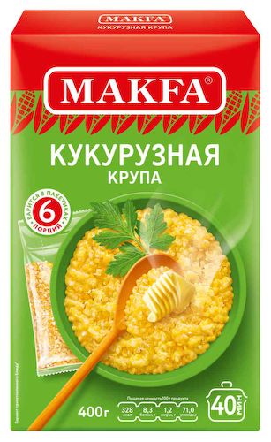 Крупа кукурузная Makfa #1