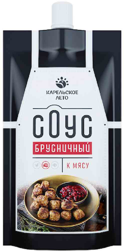 Соус брусничный Карельское лето к мясу #1