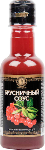 Соус брусничный СП Мирный на основе винного уксуса #1