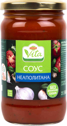 Соус Глобус Вита Неаполитана без сахара #1
