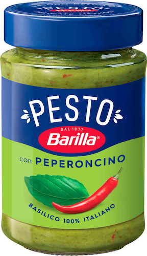 Соус песто Barilla Pesto Basilico e Peperoncino с базиликом и перцем чили #1