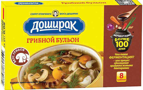 Бульон Доширак Грибной кубики #1
