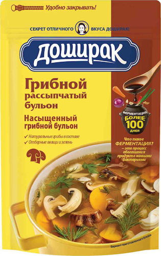 Бульон Доширак Грибной рассыпчатый #1