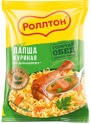 Лапша по-домашнему Роллтон Куриная #1