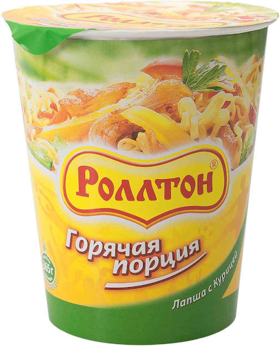 Лапша Роллтон с курицей #1