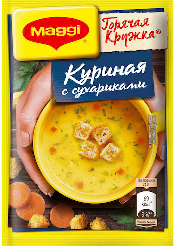 Суп Maggi Горячая кружка куриная с сухариками #1