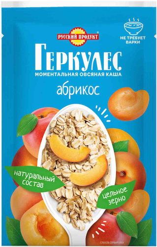 Каша овсяная Геркулес Русский продукт моментальная Абрикос #1
