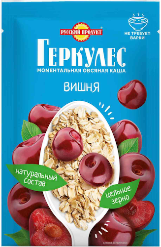 Каша овсяная Геркулес Русский продукт Вишня моментальная #1