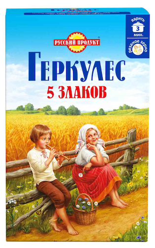 Каша овсяная Геркулес Русский продукт 5 Злаков #1