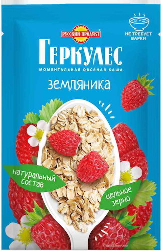 Каша овсяная Русский продукт с земляникой #1