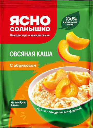 Каша овсяная Ясно Солнышко с абрикосом #1