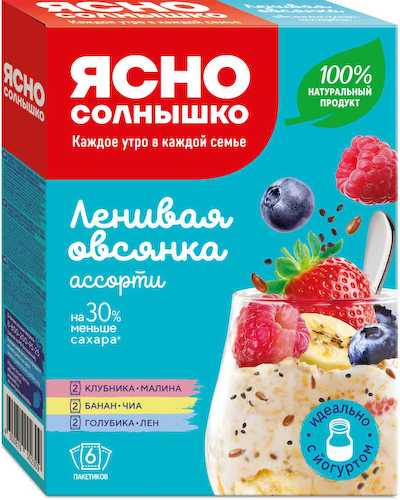 Каша Ясно Солнышко Ленивая овсянка #1