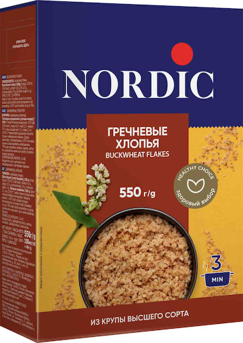 Хлопья гречневые Nordic #1