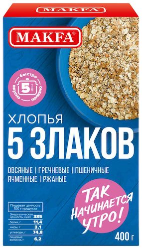 Хлопья Makfa 5 Злаков #1
