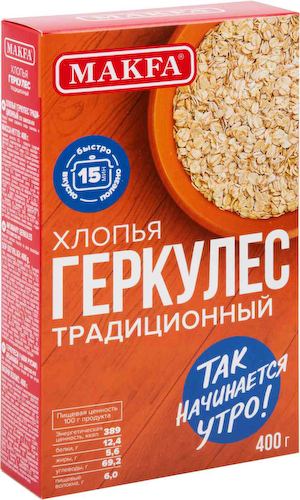 Хлопья Makfa Геркулес Традиционный #1
