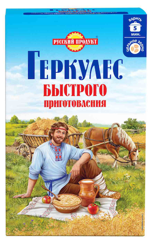 Хлопья овсяные Геркулес Русский продукт быстрого приготовления #1