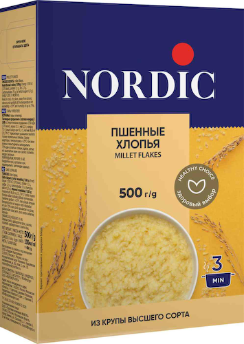 Хлопья пшённые Nordic #1