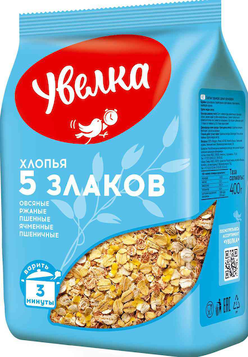 Хлопья Увелка 5 злаков #1
