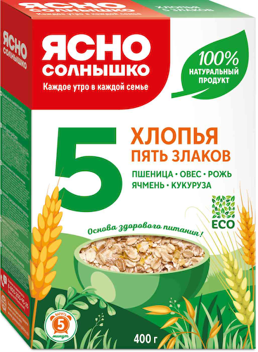 Хлопья Ясно Солнышко Пять злаков #1
