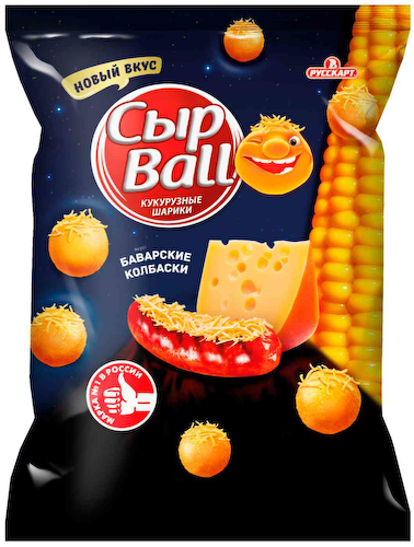 Кукурузные шарики Сыр Ball со вкусом баварских колбасок #1