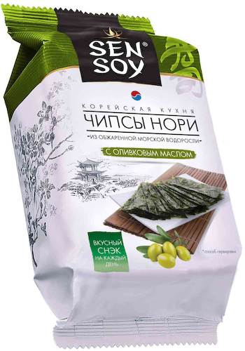Чипсы нори Sen Soy Оливковое масло #1