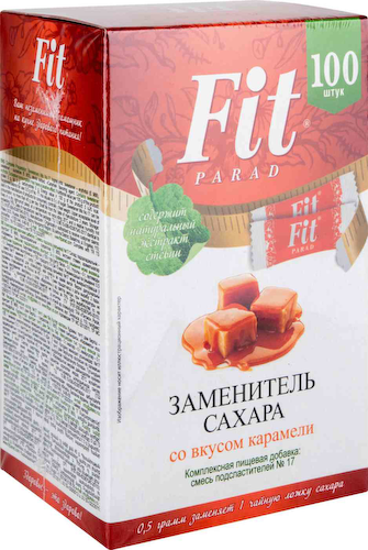 Заменитель сахара Fit Parad со вкусом Карамели #1