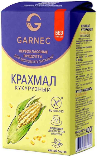Крахмал кукурузный Garnec высший сорт #1