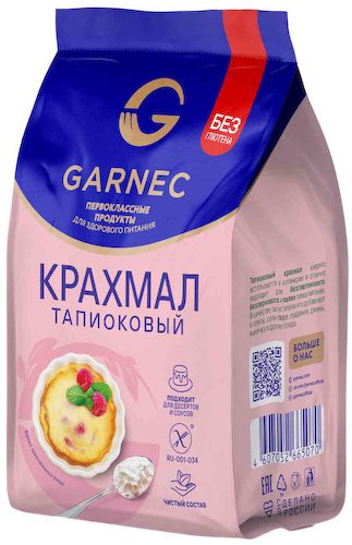 Крахмал тапиоковый Garnec без глютена #1