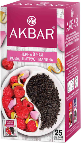 Чай черный Akbar Роза-малина #1