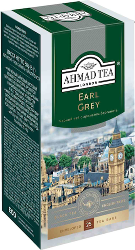 Чай чёрный Ahmad Tea Earl Grey со вкусом и ароматом бергамота #1