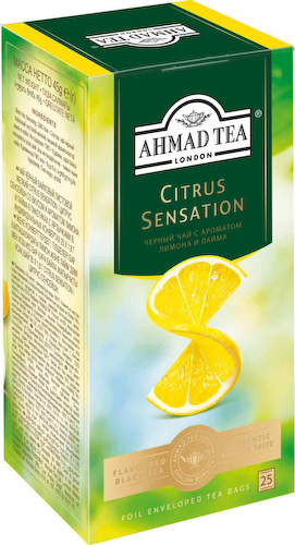 Чай чёрный Ahmad Tea Citrus Sensation с лимоном и лаймом #1
