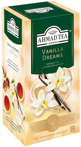 Чай чёрный Ahmad Tea с ароматом Ванили #1