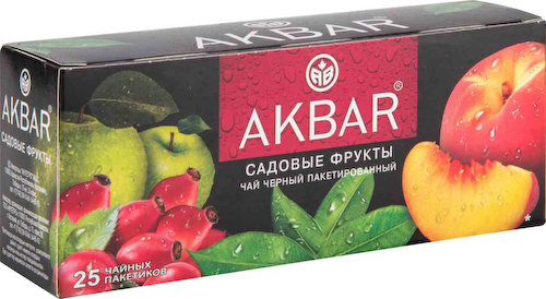 Чай чёрный Akbar Садовые фрукты #1