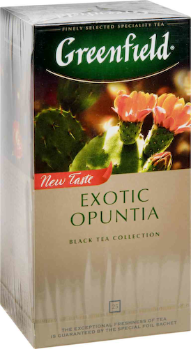 Чай чёрный Greenfield Exotic Opuntia с ароматом опунции, базиликом #1