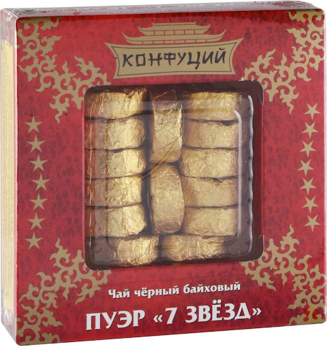 Чай чёрный Конфуций Пу Эр 7 звезд #1