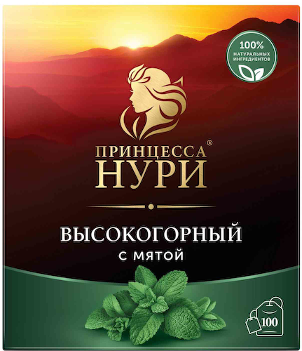 Чай чёрный Принцесса Нури Мята #1
