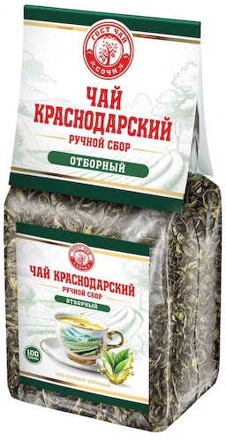 Чай зеленый Краснодарский ручной сбор байховый #1