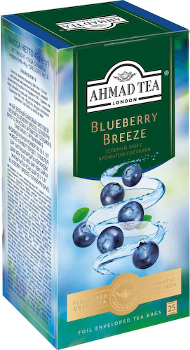 Чай зелёный Ahmad Tea Blueberry Breeze #1