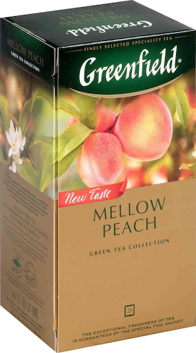 Чай зелёный Greenfield Mellow Peach с ароматом Персика и мандарина #1
