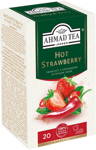 Чай травяной Ahmad Tea с ароматом Клубники и Чили #1
