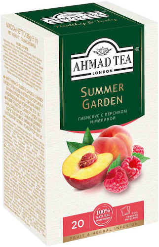 Чай травяной Ahmad Tea с ароматом Персика и Малины #1