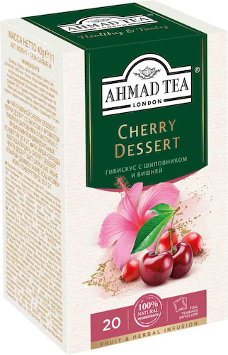 Чай травяной Ahmad Tea со вкусом вишни и шиповника #1