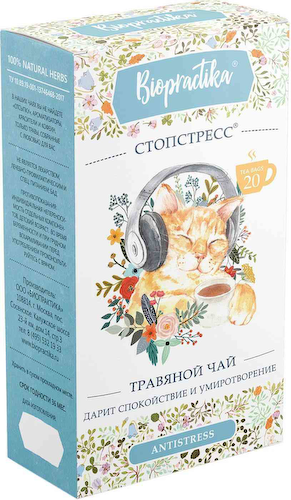 Чай травяной Biopractika Стопстресс #1