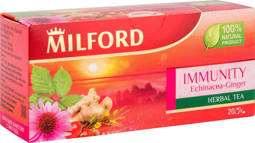 Чайный напиток Milford Immunity Эхинацея-Имбирь #1